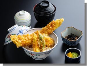 あなご丼夏野菜添え
